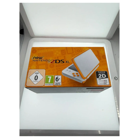 New Nintendo 2DS XL Wit + Oranje (Console met doos) — Goede staat tweedehands handheld kopen