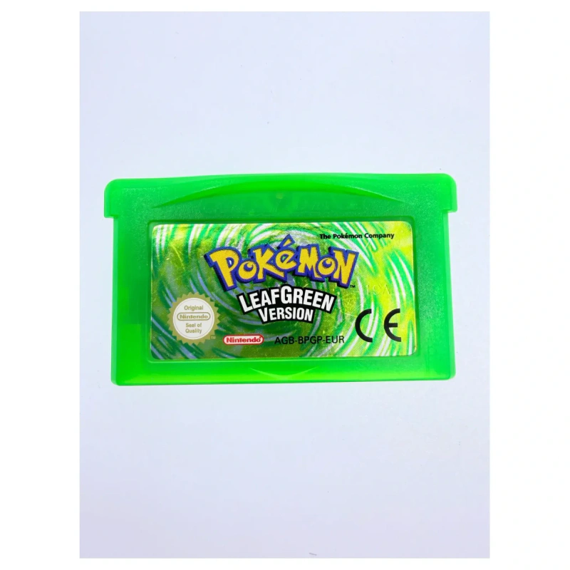 Pokémon LeafGreen cartridge — Goed staat — origineel persoonlijk getest