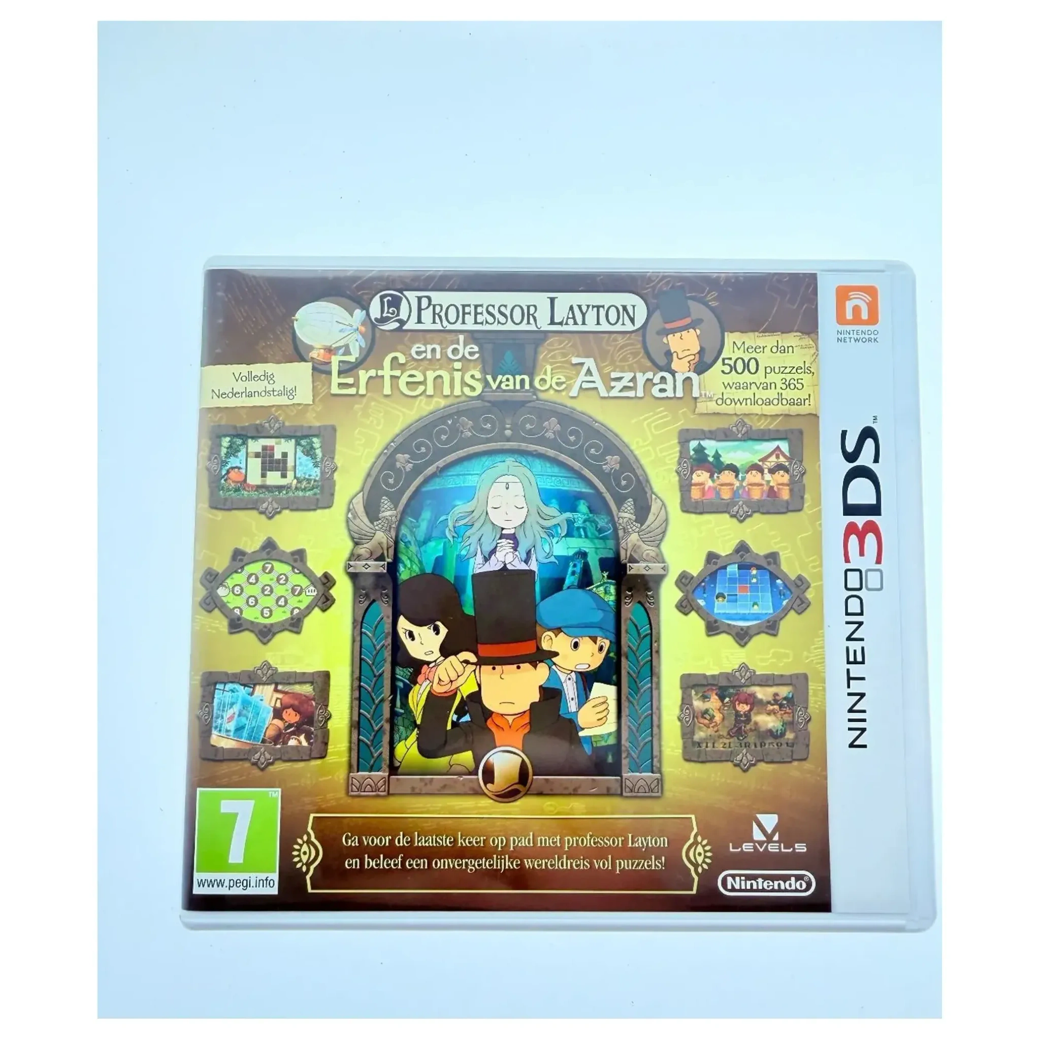 Professor Layton en de Erfenis van de Azran (Nintendo 3DS) — Game in doos, Goed staat — origineel tweedehands kopen bij Gameshop Enter