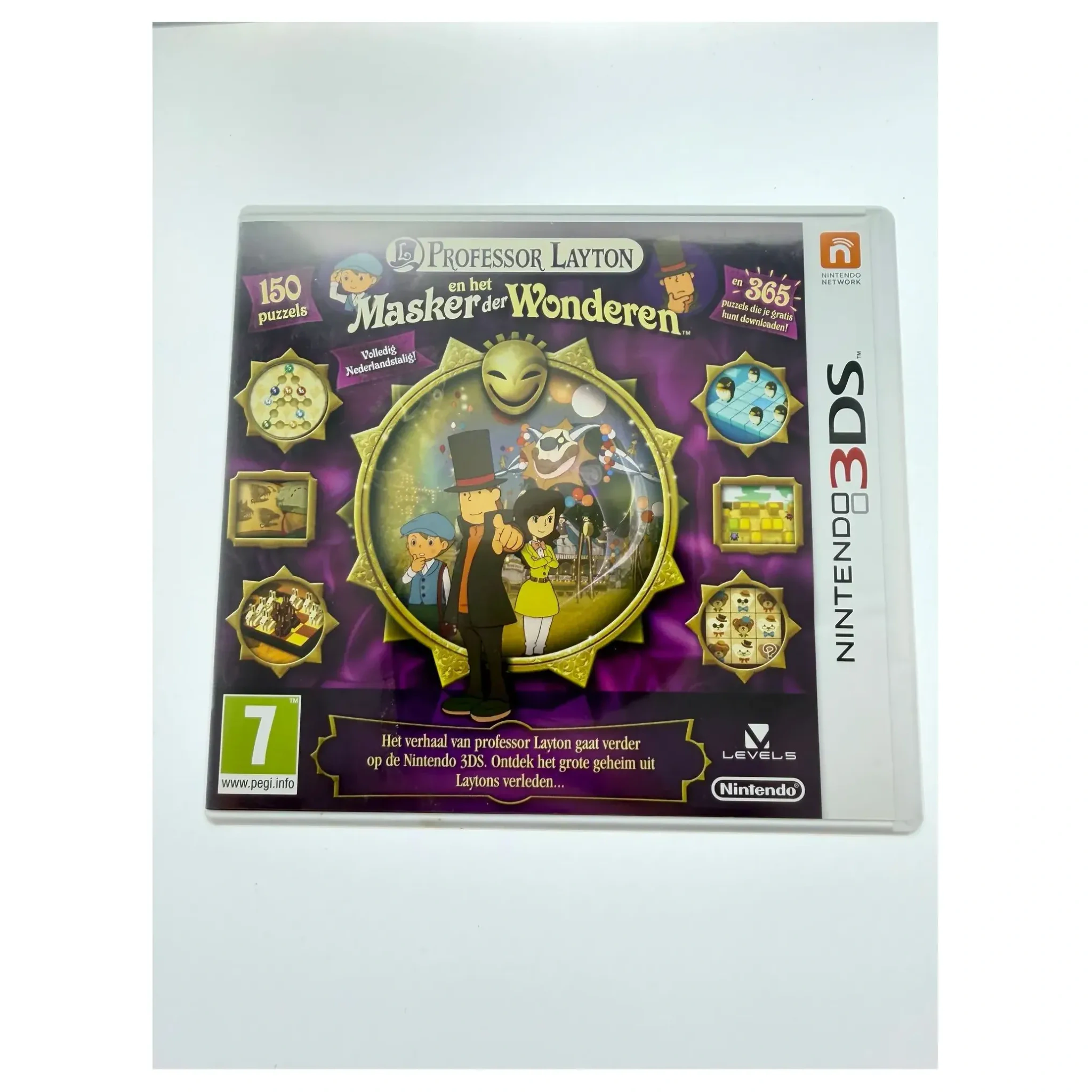 Professor Layton en het Masker der Wonderen (Nintendo 3DS) — Game in doos, Goed staat — origineel tweedehands kopen bij Gameshop Enter
