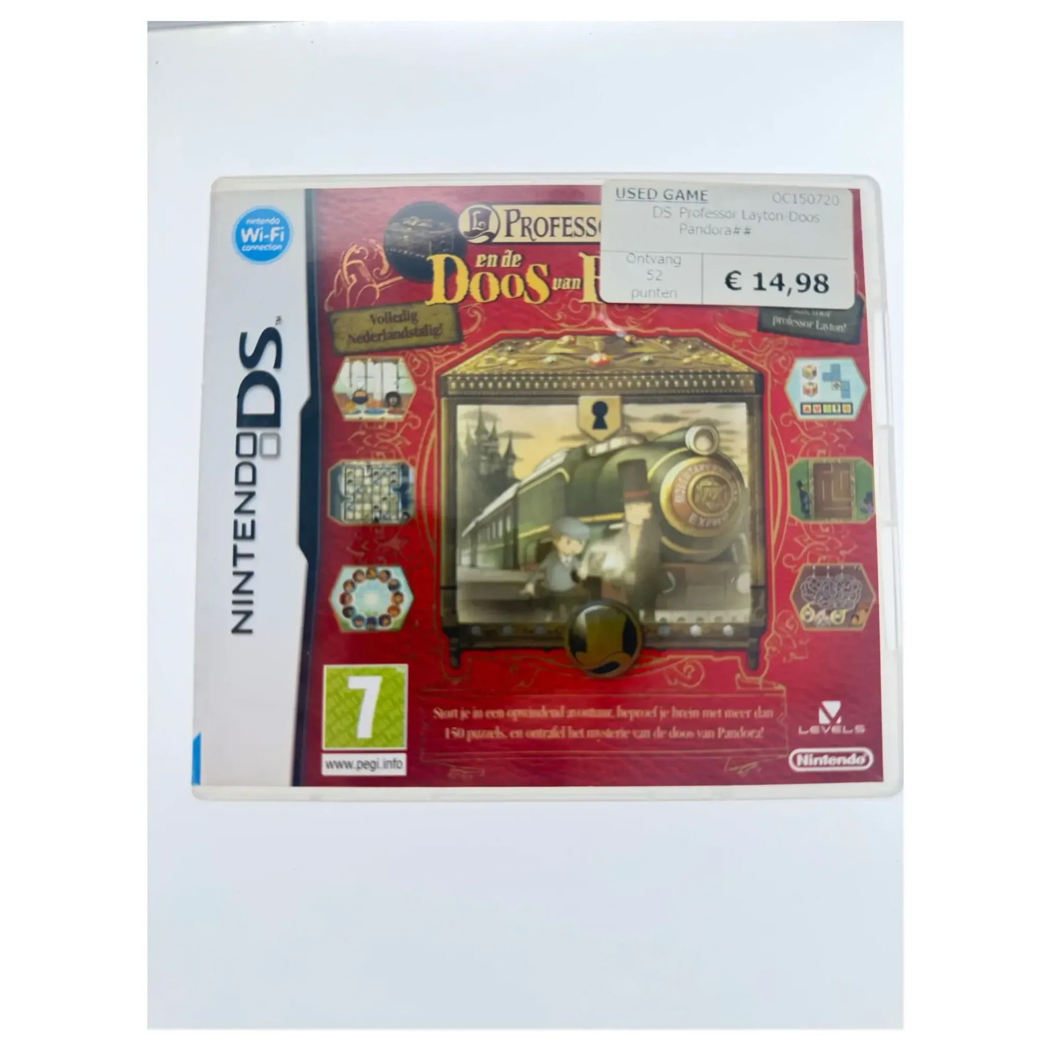 Professor Layton games op Nintendo DS en 3DS