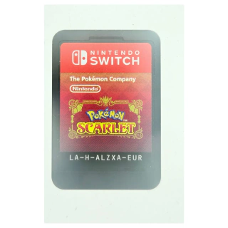 Pokemon Scarlet CIB — Nintendo Switch Pokemon cartridge compleet in doos, Goed staat