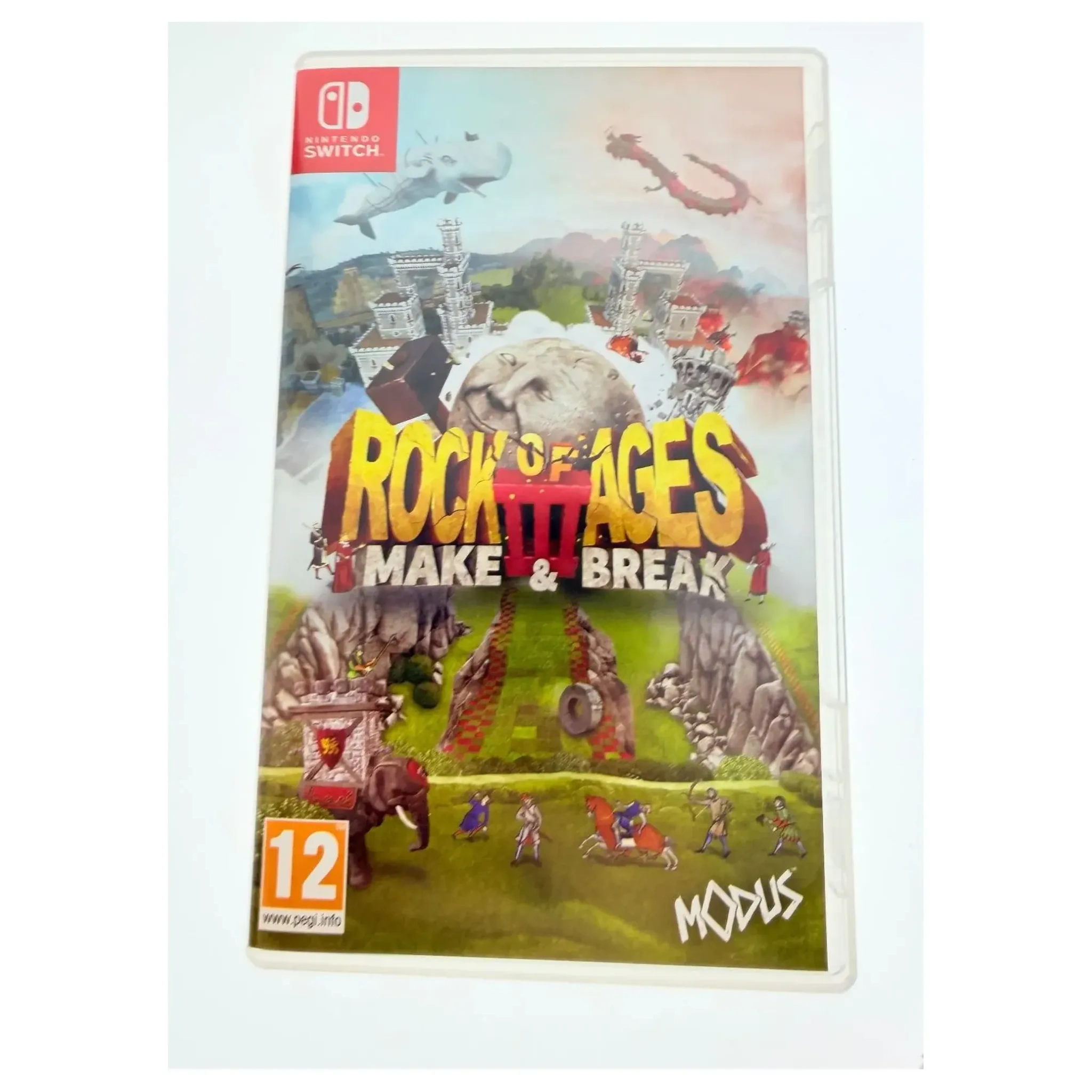 Rock of Ages III: Make & Break (Nintendo Switch) — Game in doos, Goed staat — origineel tweedehands kopen bij Gameshop Enter