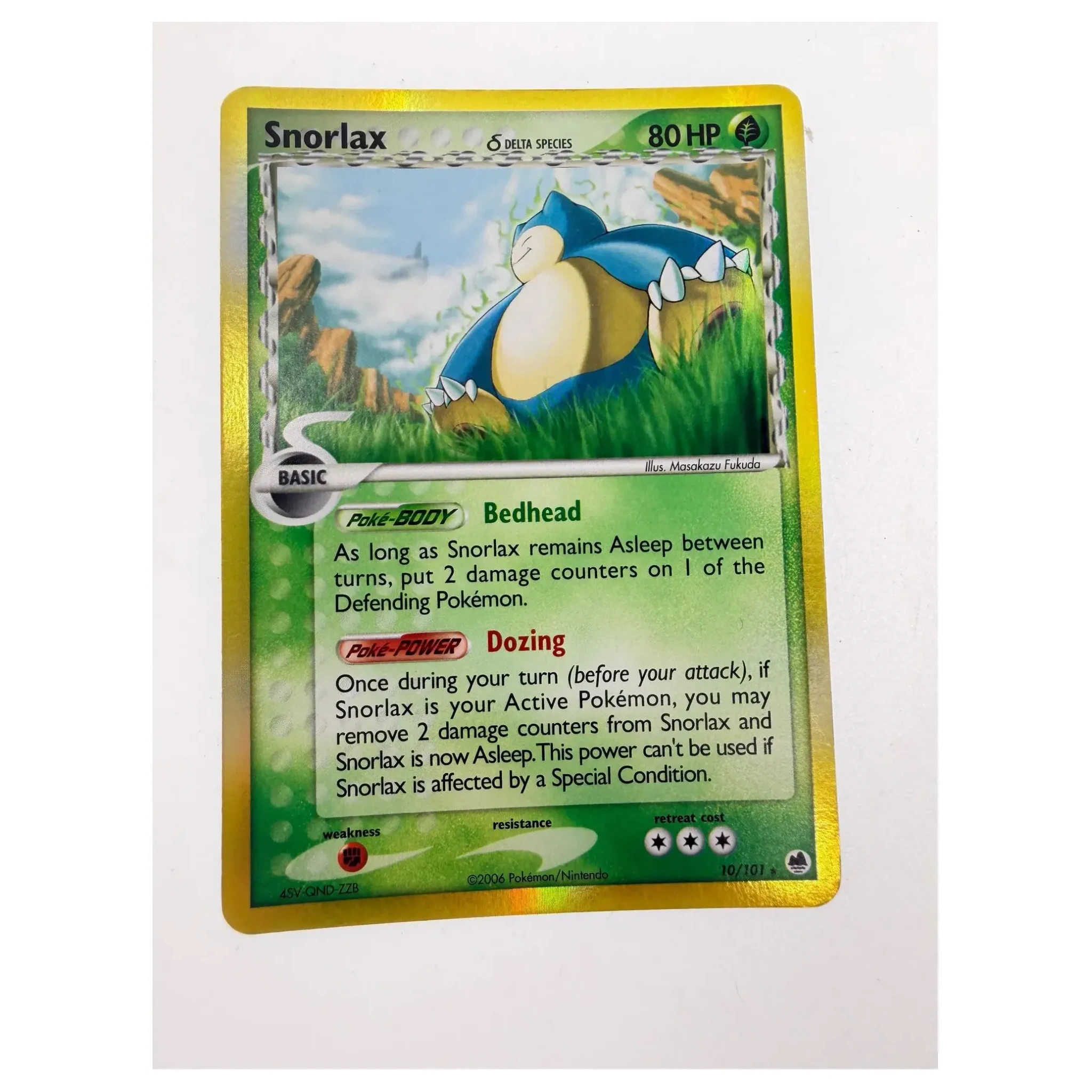 Pokemon Snorlax δ Delta Species — Dragon Frontiers 10/101 (Pokemon Kaarten) — origineel kopen bij Gameshop Enter