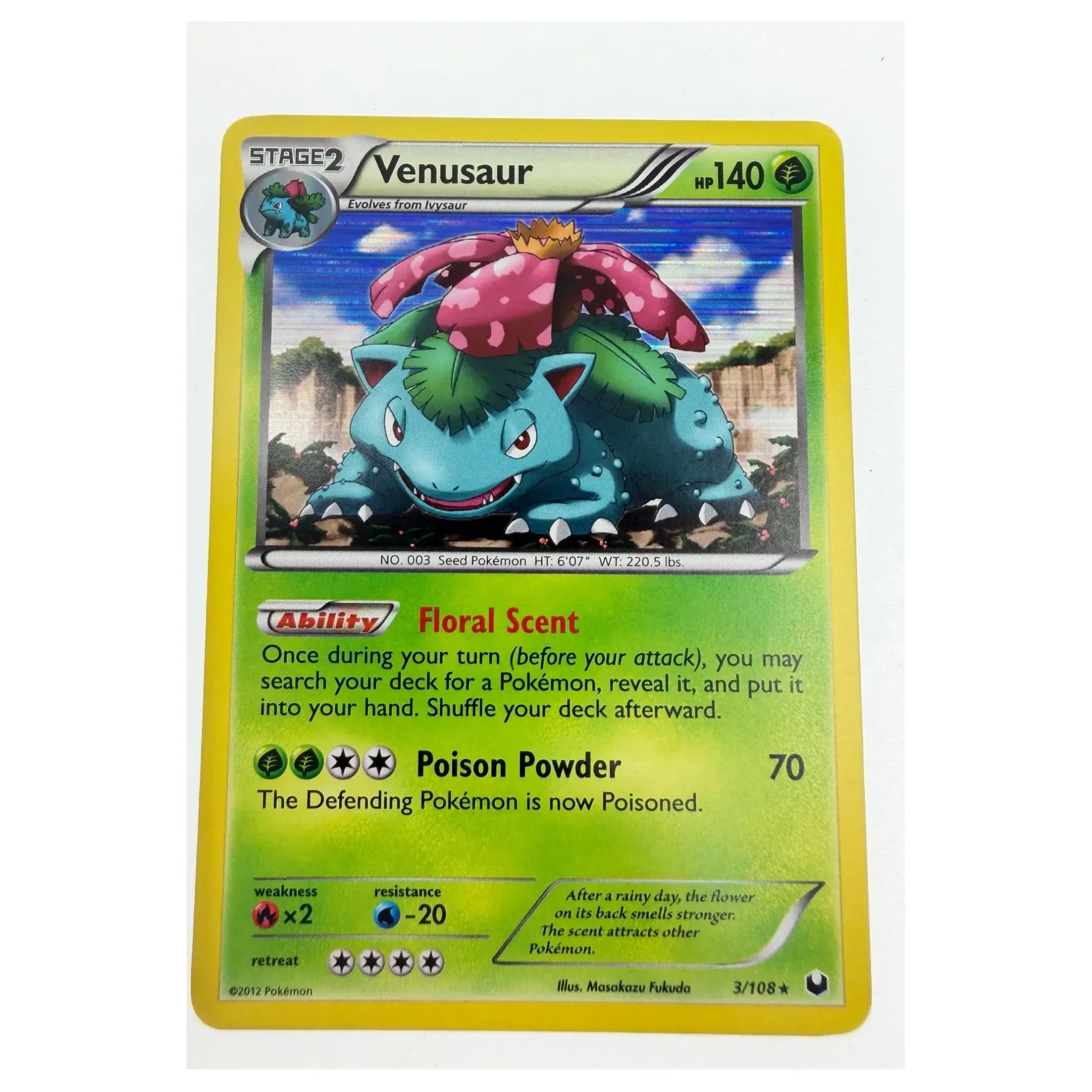 Pokemon Venusaur — Dark Explorers 3/108 (Pokemon Kaarten) — Losse kaart, Near Mint staat — origineel tweedehands kopen bij Gameshop Enter