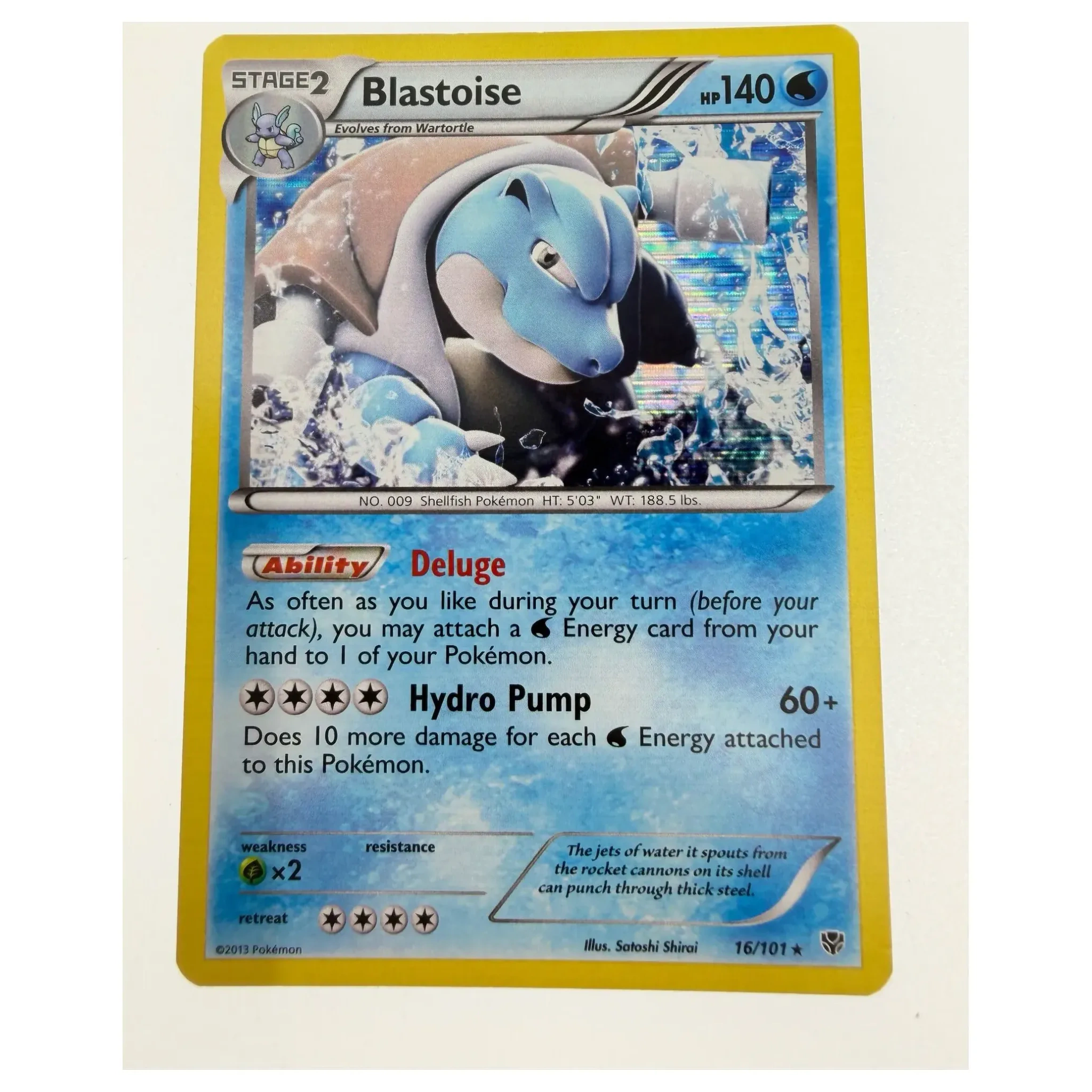 Pokemon Blastoise Holo — Boundaries Crossed 16/101 (Pokemon Kaarten) — Losse kaart, Near Mint staat — origineel tweedehands kopen bij Gameshop Enter