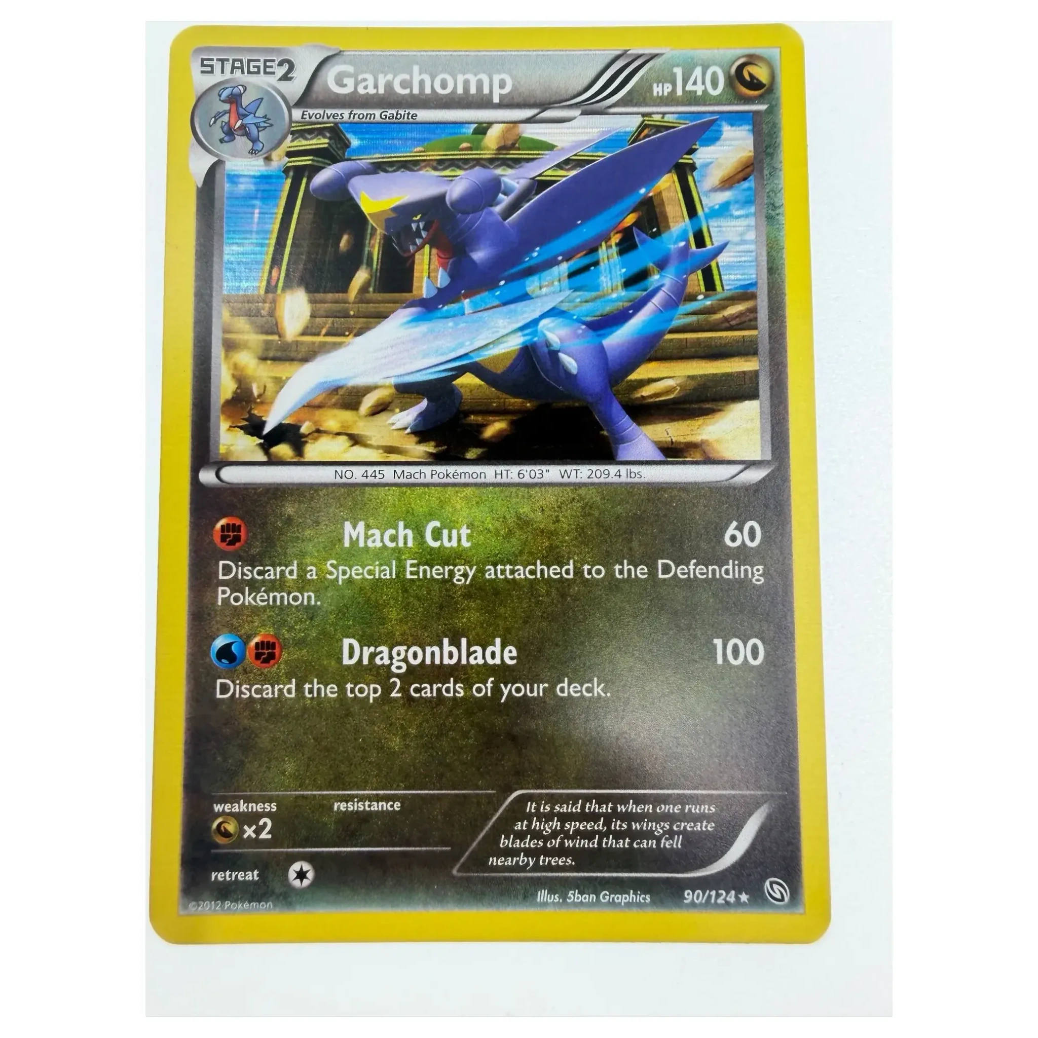 Pokemon Garchomp — Dragons Exalted 90/124 (Pokemon Kaarten) — Losse kaart, Near Mint staat — origineel tweedehands kopen bij Gameshop Enter