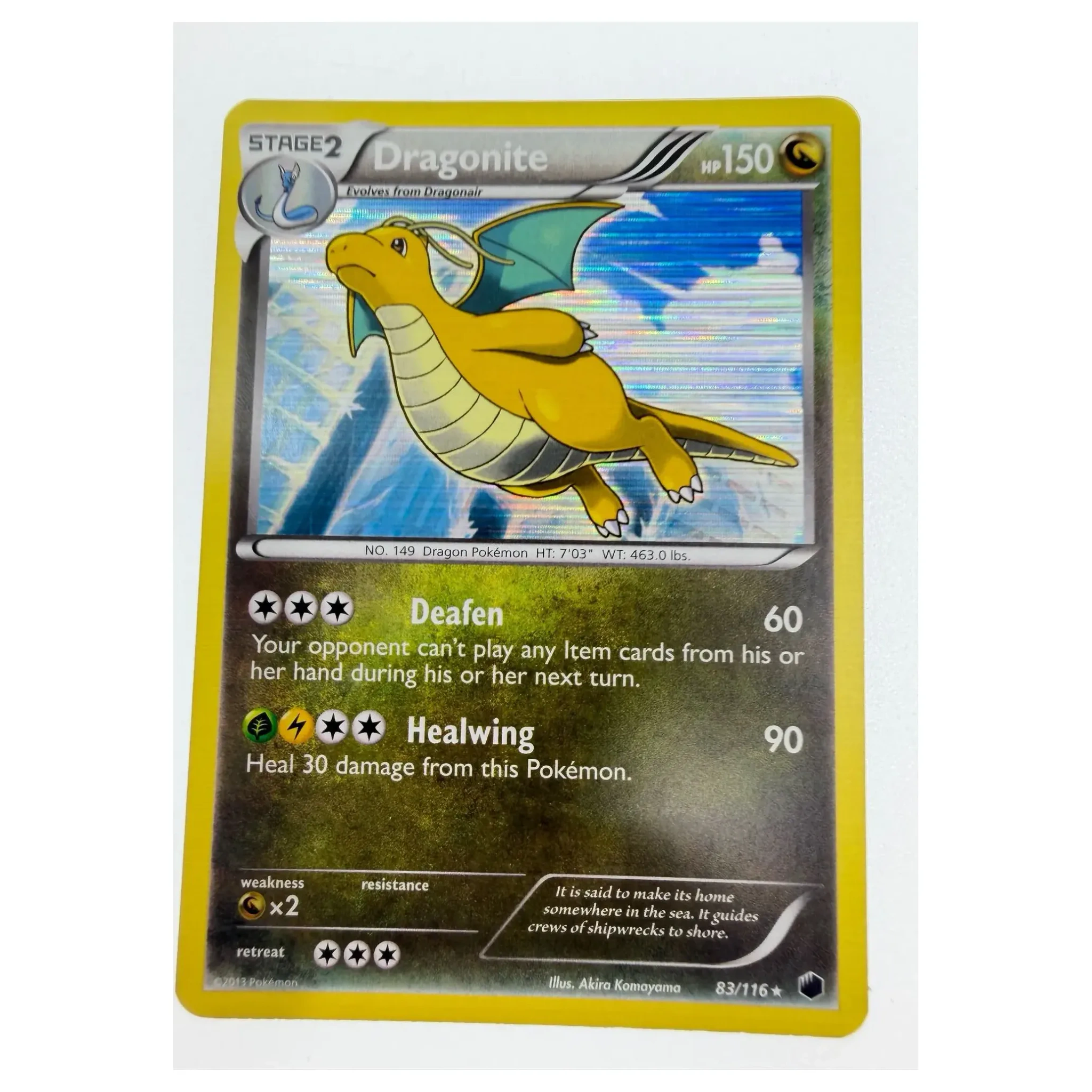 Pokemon Dragonite Holo — Plasma Freeze 83/116 (Pokemon Kaarten) — Losse kaart, Near Mint staat — origineel tweedehands kopen bij Gameshop Enter