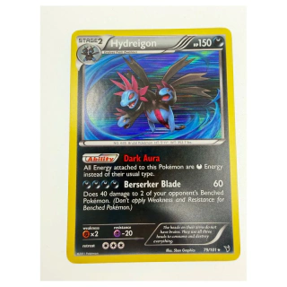 Pokemon Hydreigon Holo — Plasma Blast 79/101 tweedehands — Pokemon Kaarten Losse kaart, Near Mint staat