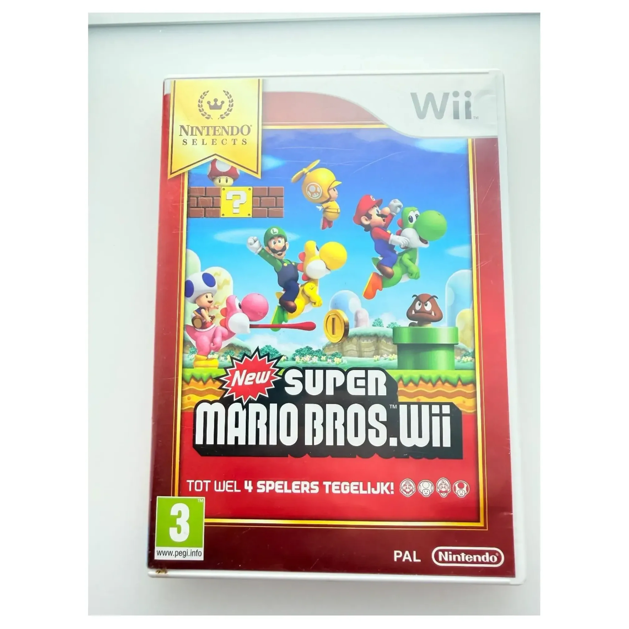 New Super Mario Bros. Wii (Wii) — Game in doos, Goed staat — origineel tweedehands kopen bij Gameshop Enter