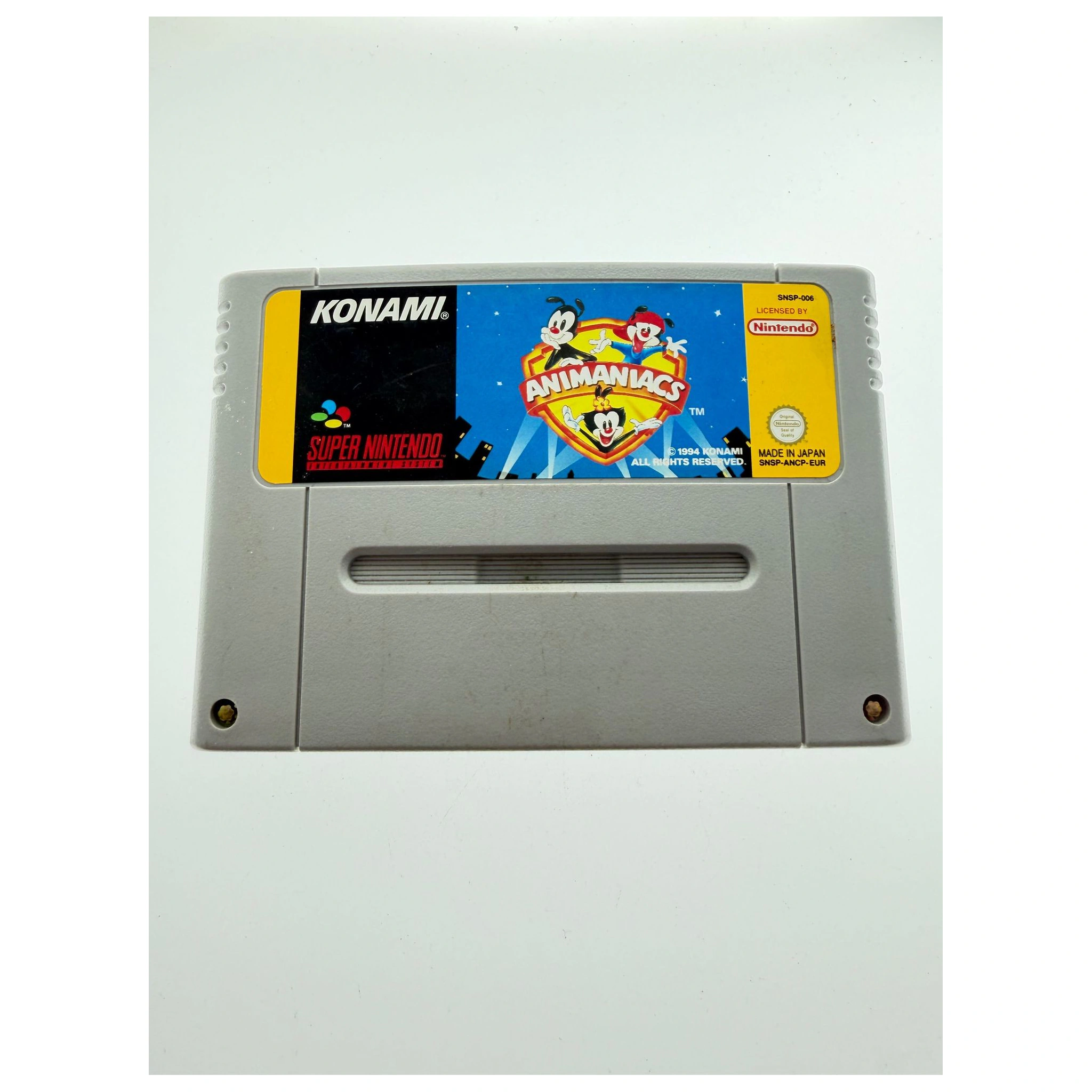 Animaniacs (Super Nintendo) Losse cartridge — Goed staat — origineel kopen bij Gameshop Enter