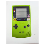 Game Boy Color Groen met Pokemon Lens (Reshell) Game Boy / Color Achterkant — Losse console