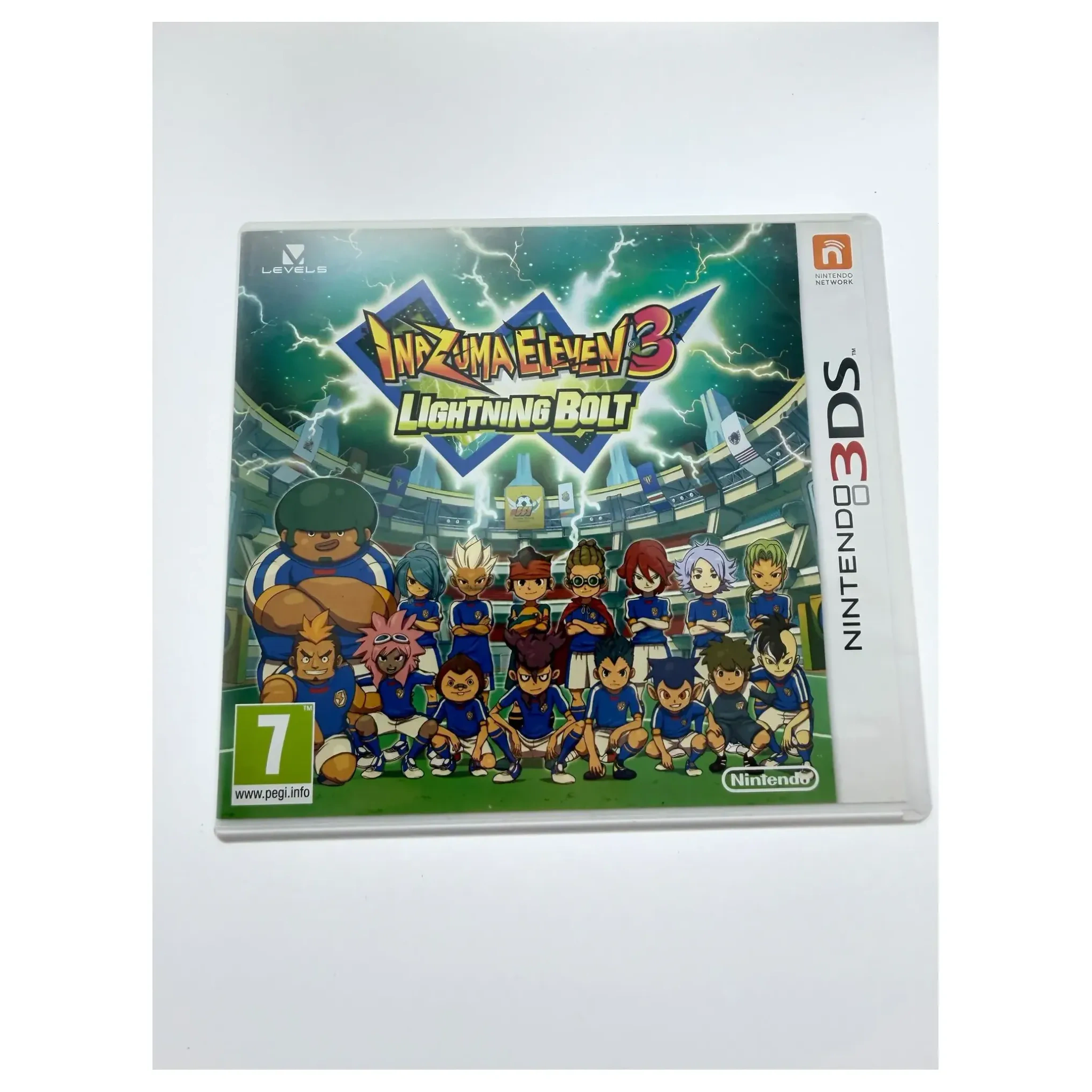 Inazuma Eleven 3: Lightning Bolt (Nintendo 3DS) Game in doos — Goed staat — origineel kopen bij Gameshop Enter
