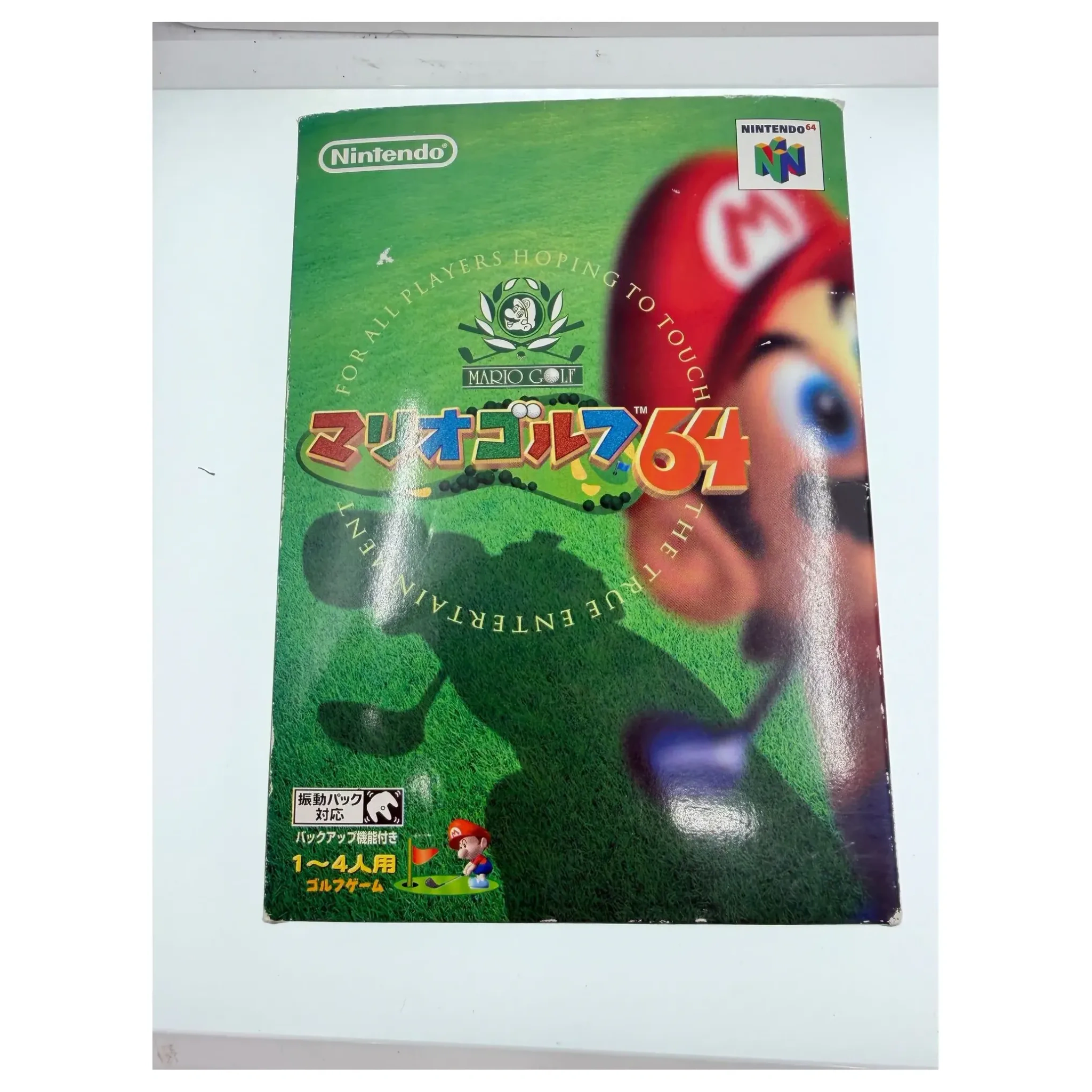 Mario Golf 64 (JPN) (Nintendo 64) Game in doos met handleiding — Goed staat — origineel kopen bij Gameshop Enter