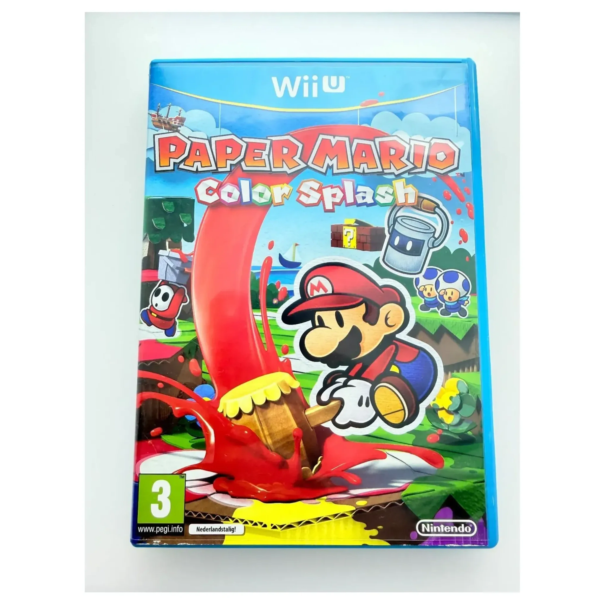 Paper Mario: Color Splash (Wii U) Game in doos — Goed staat — origineel kopen bij Gameshop Enter