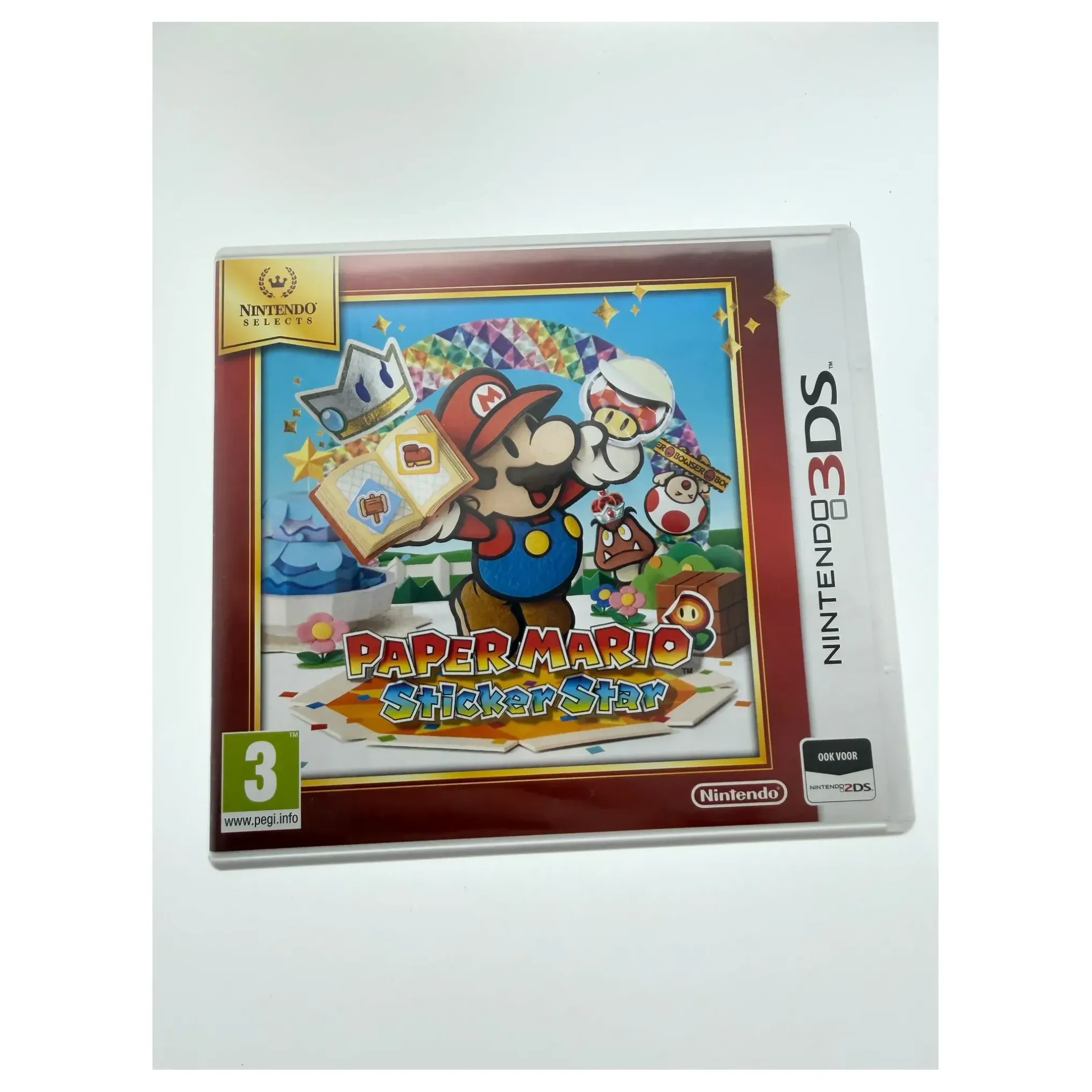 Paper Mario: Sticker Star (Nintendo Selects) (Nintendo 3DS) Game in doos — Goed staat — origineel kopen bij Gameshop Enter