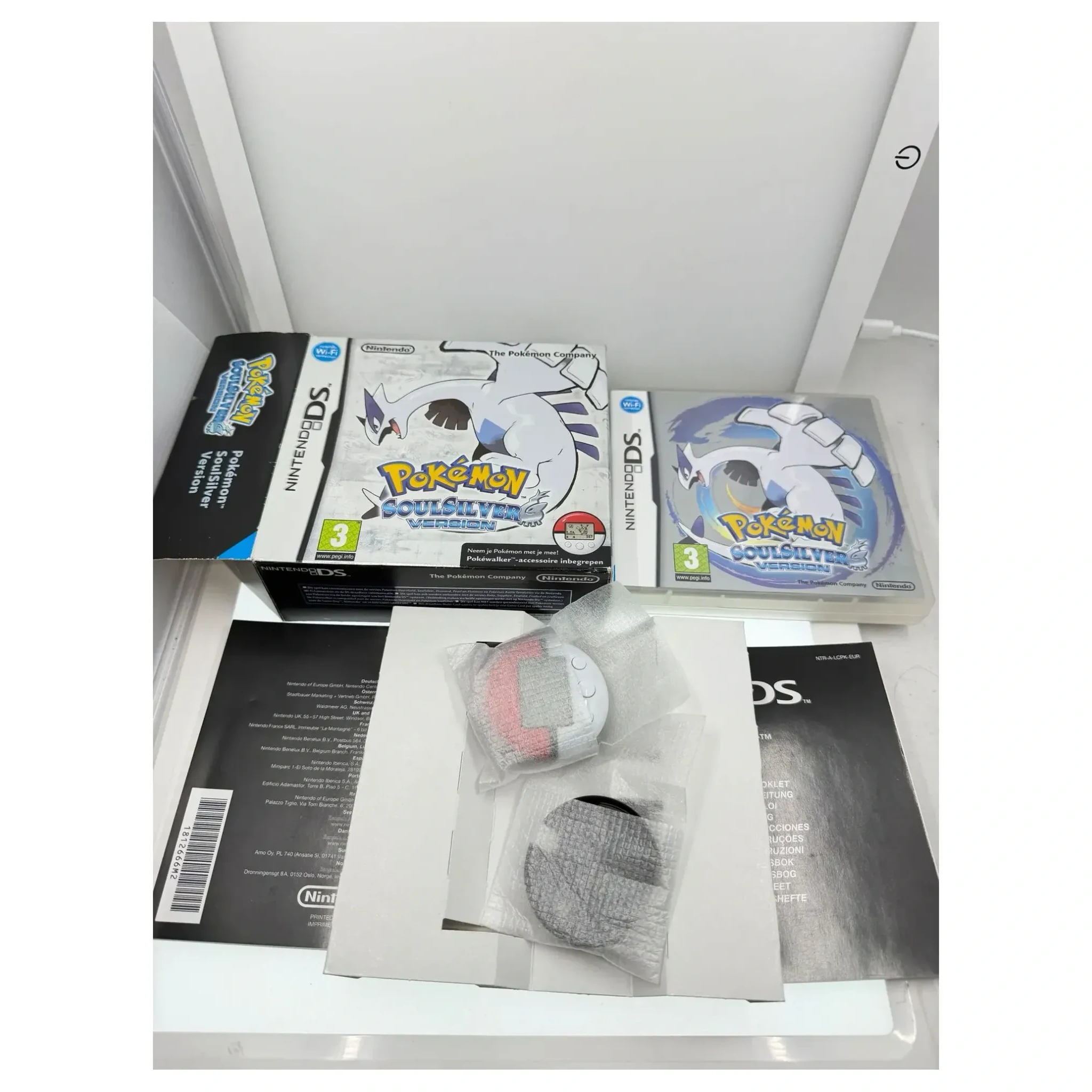 Pokemon SoulSilver + Pokewalker (EUR) (Nintendo DS) — Game in doos met handleiding, Goed staat — origineel tweedehands kopen bij Gameshop Enter