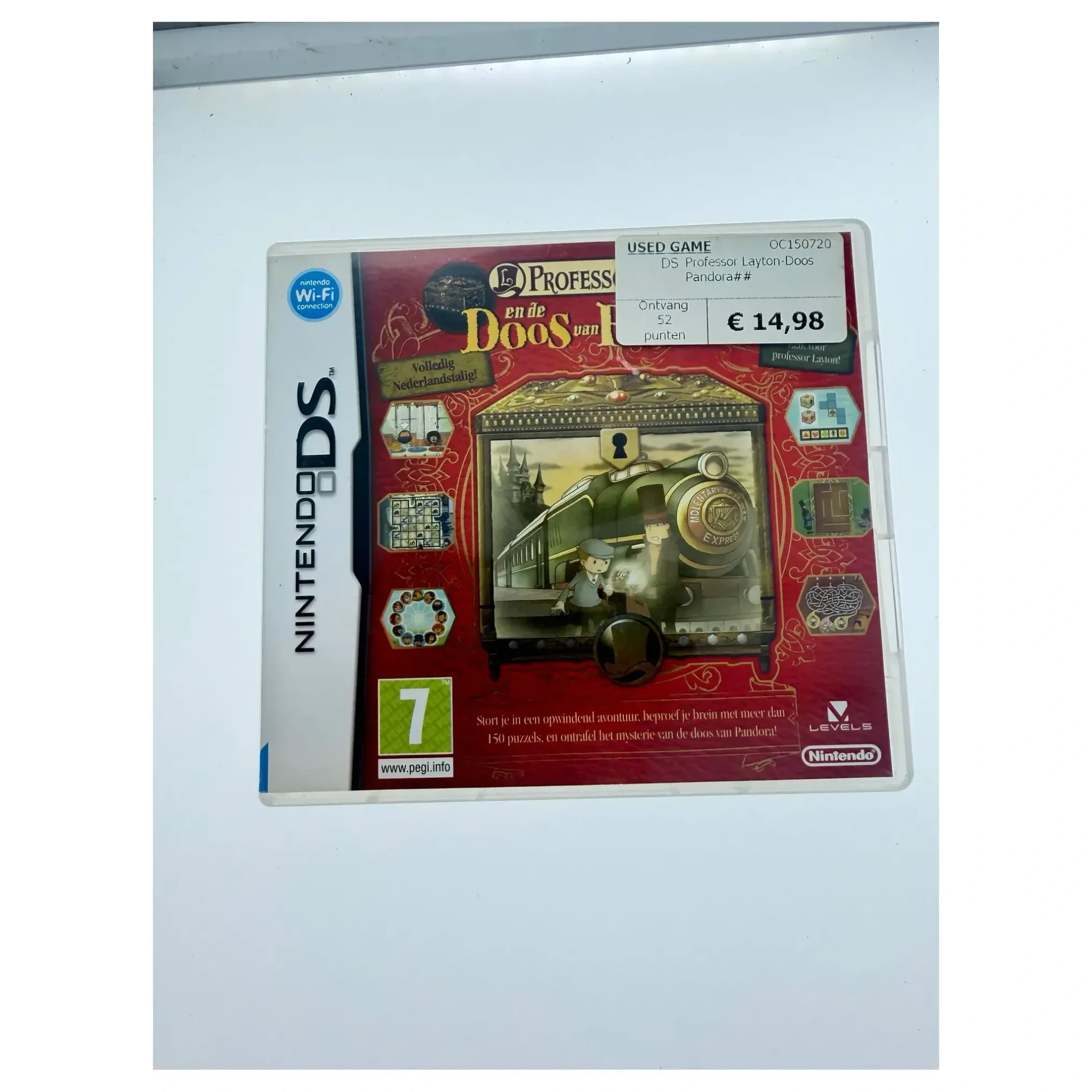 Professor Layton en de Doos van Pandora (Nintendo DS) — Game in doos, Goed staat — origineel tweedehands kopen bij Gameshop Enter